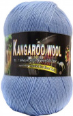 Пряжа Колор Сити KANGAROO WOOL 300 т.голубой