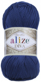 Турецкая пряжа Ализе DIVA SILK EFFECT 279 джинс