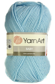 Пряжа Yarnart BABY 215 голубой